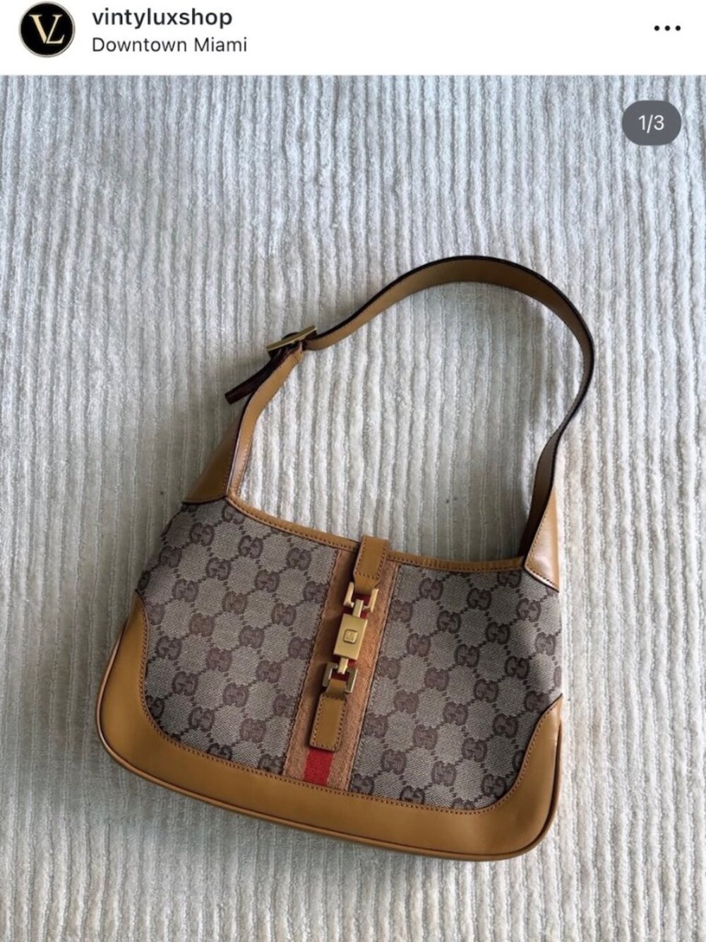 Rare GUCCI Jackie Small size! - Picture 1 of 7